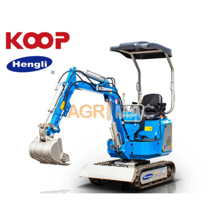 Μικρός ερπυστριοφόρος εκσκαφέας 900kg, Diesel, με γραμμή σφύρας EB09