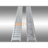 2 Ράμπες αλουμινίου μήκους 3000mm για λαστιχοφόρο ή ερπυστριοφόρο μηχάνημα απόβαρου 4000kg
