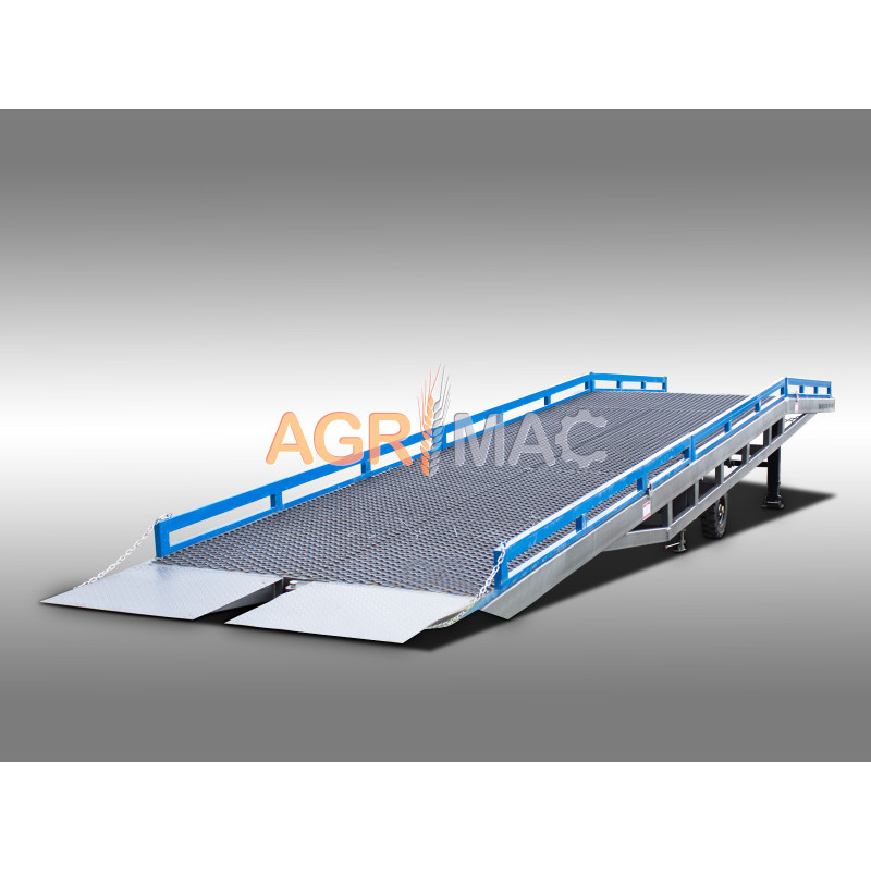 Κινητή ράμπα φορτοεκφόρτωσης με γρήγορα αφαιρούμενα παραπέτα RAMP10T ( Εξαιρείται από την Δωρεάν αποστολή )