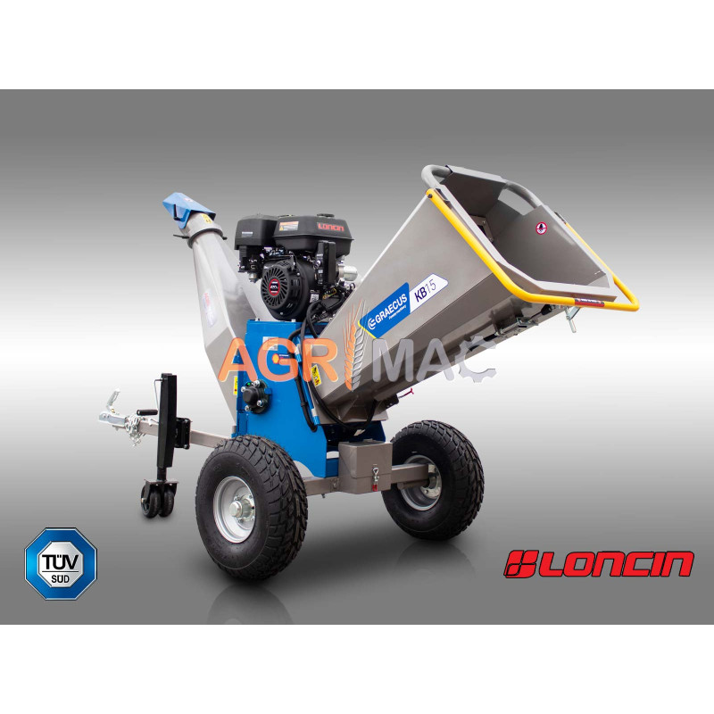 Κλαδοτεμαχιστής με μίζα | Loncin 15hp KB15