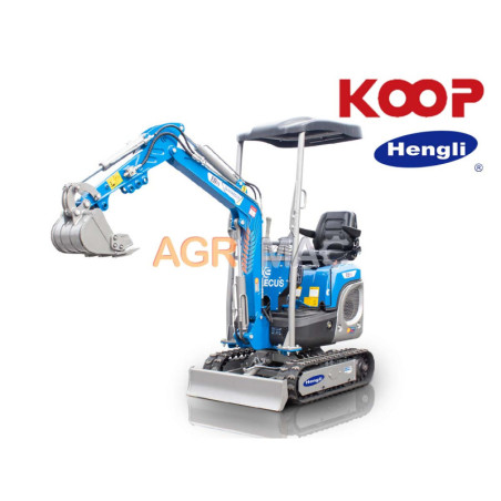 Μικρός ερπυστριοφόρος εκσκαφέας 1000kg, Diesel, με γραμμή σφύρας EB10