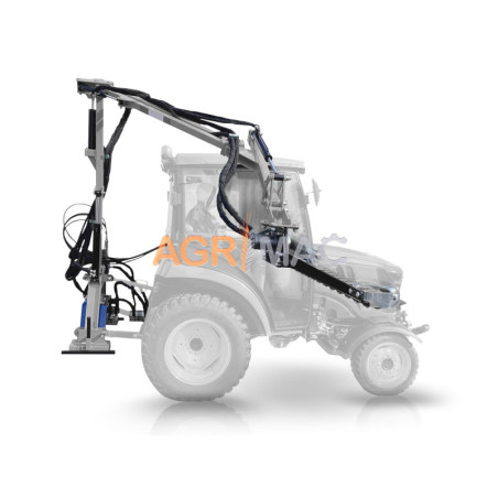 Τηλεσκοπικό λογχοφόρο - θαμνοκοπτικό με μπάρα κοπής για τρακτέρ, με δυνατότητα προώθησης στην πλευρά του οδηγού LK190S