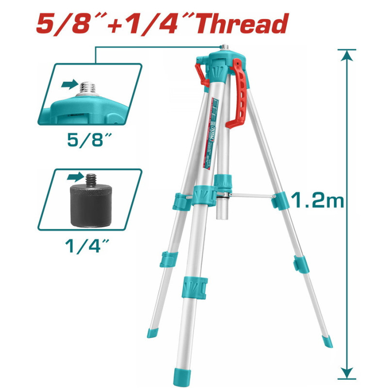 TOTAL ΤΡΙΠΟΔΑΣ ΑΛΟΥΜΙΝΙΟΥ 1.20m (TLLT01152)