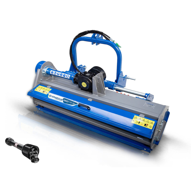 Καταστροφέας μεσαίου τύπου με πόρτα και υδραυλική μετατόπιση. Ιδανικός για μικρά και μεσαία τρακτέρ. GRAECUS MKD175-H