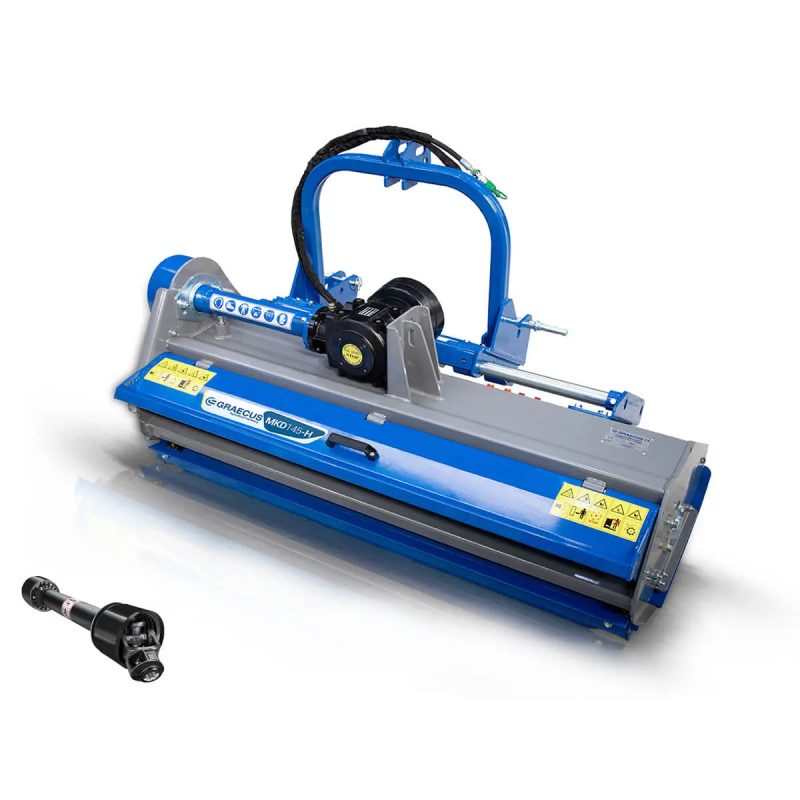 Καταστροφέας μεσαίου τύπου με πόρτα και υδραυλική μετατόπιση. Ιδανικός για μικρά και μεσαία τρακτέρ. GRAECUS MKD105-H