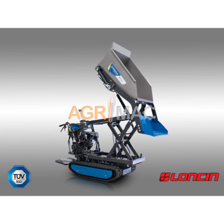 Ντάμπερ με φορτωτή και υψηλή ανατροπή T500FL