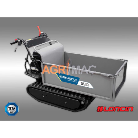 Νταμπερ ερπυστριοφόρο με μηχανική ανατροπή D500