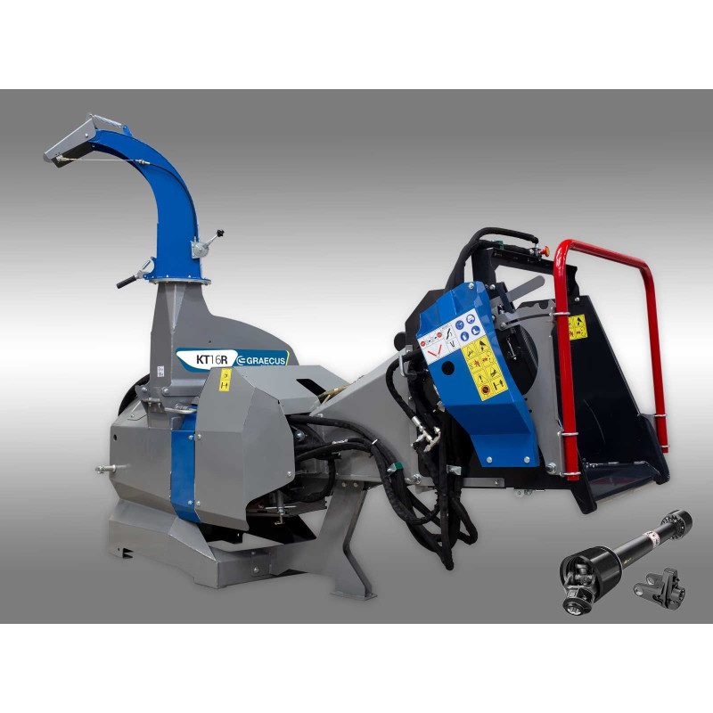 Κλαδοτεμαχιστής με υδραυλική τροφοδοσία KT16R