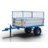 Τρείλερ για τρακτέρ με μηχανική ανατροπή 1000kg και γαλβανιζέ παραπέτα MT1000-M