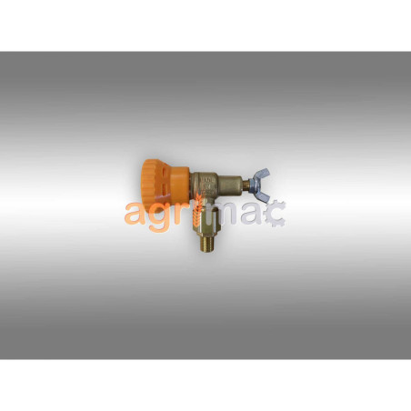 Μπεκ ρυθμιζόμενο TURBO 1/4" με πεταλούδα