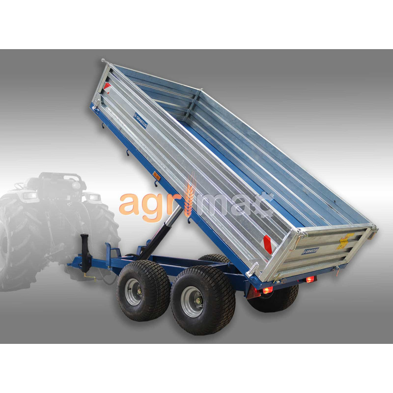 Τρείλερ για τρακτέρ με υδραυλική ανατροπή 2500kg  DT2500-H