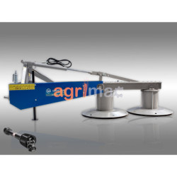 Χορτοκοπτικό 2 δίσκων με υδραυλική ανύψωση DX165-H