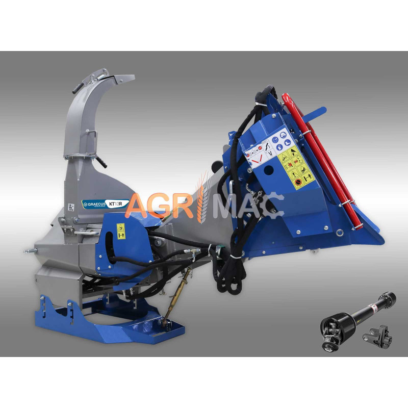 Κλαδοτεμαχιστής με υδραυλική τροφοδοσία KT13R