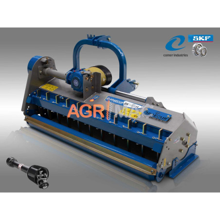 Καταστροφέας βαρέως τύπου, με μετατόπιση, οδοντωτά σφυριά και λεπίδες συλλογής στο πίσω μέρος BK150