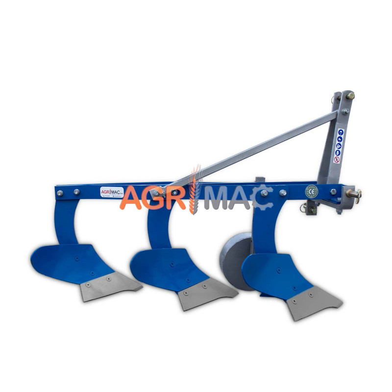 Άροτρο - Αλέτρι τρίυνο 6" με ρόδα Φ280 TRA6