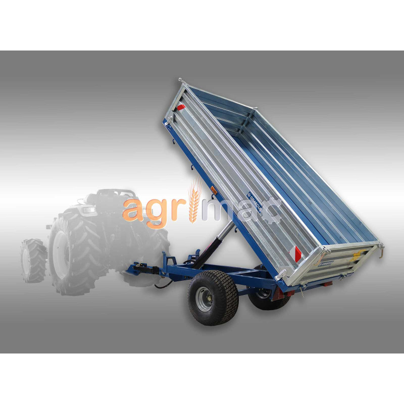 Τρείλερ για τρακτέρ με υδραυλική ανατροπή 1500kg  MT1500-H