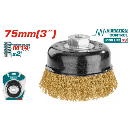 TOTAL ΕΠΑΓΓΕΛΜΑΤΙΚΗ ΣΥΡΜ/ΡΤΣΑ ΤΡΟΧΟΥ ΚΑΜΠΑΝΑ 75mm (TAC31035)