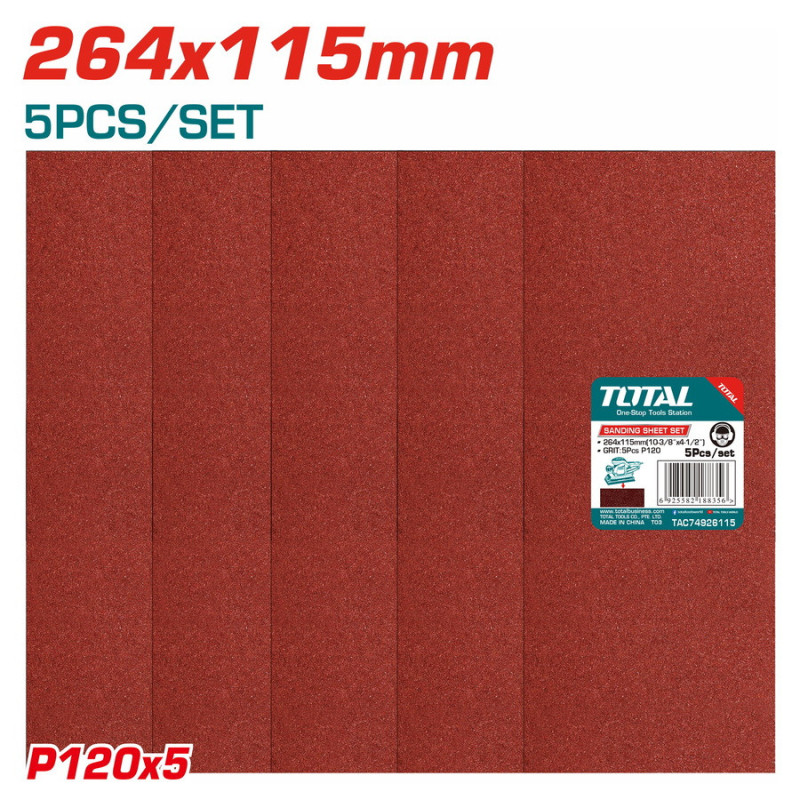 TOTAL ΣΕΤ ΓΥΑΛΟΧΑΡΤΑ 5τεμ ΓΙΑ TF1302206 (TAC74926115)